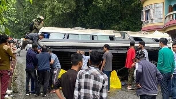 राँची के संत जेवियर कॉलेज का बस सिक्किम में दुर्घटनाग्रस्त,छात्र कॉलेज की ओर से सिक्किम टूर पर गए हैं